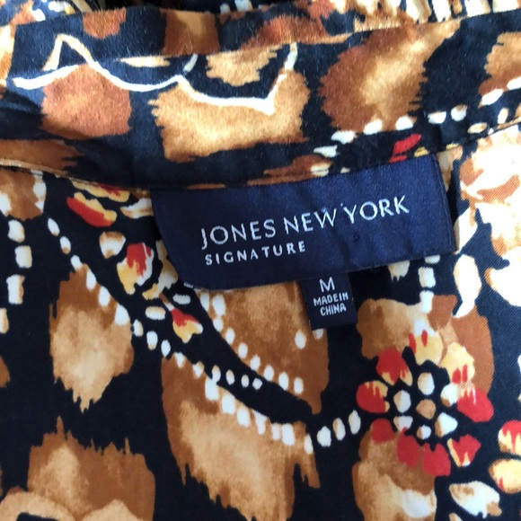 JONES NEW YORK Signature Button Down Shirt Size M - Picture 8 of 8